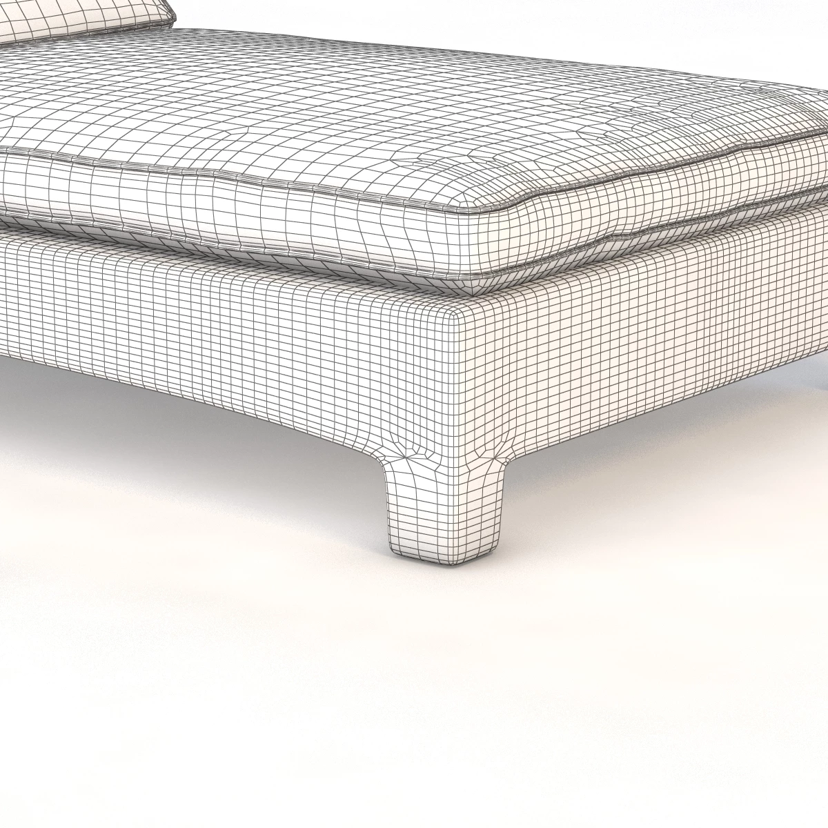 La Jolla Chaise Cushions 3D Model_07