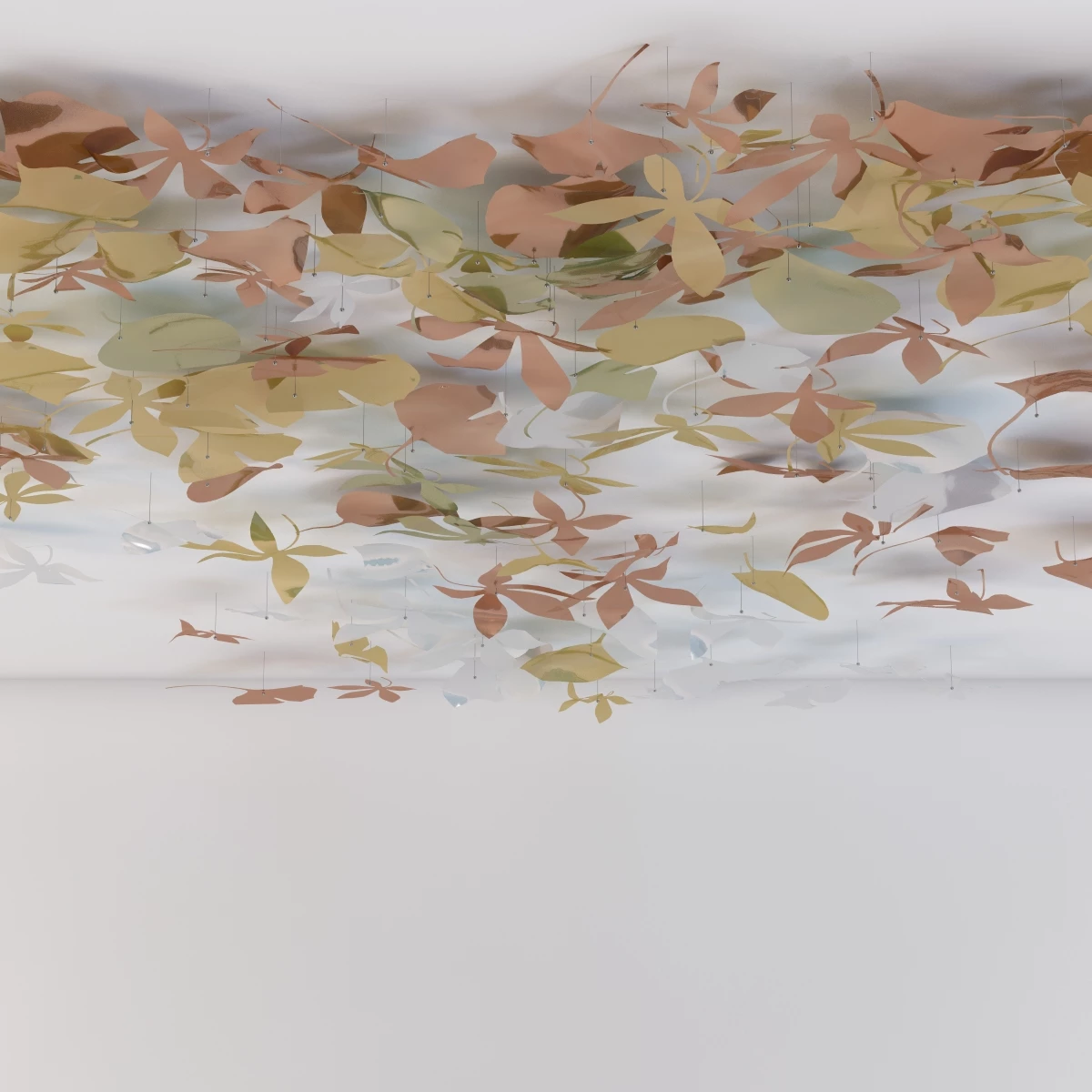 Leaf Wall Sculpture 3D Model_09