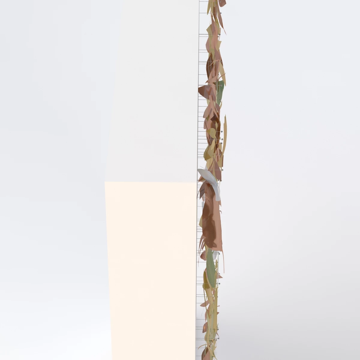 Leaf Wall Sculpture 3D Model_05