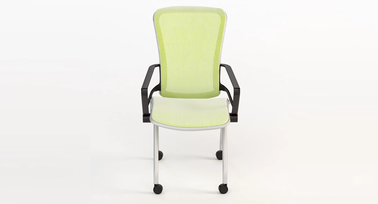 Lii Casters Armchair 3D Model_01