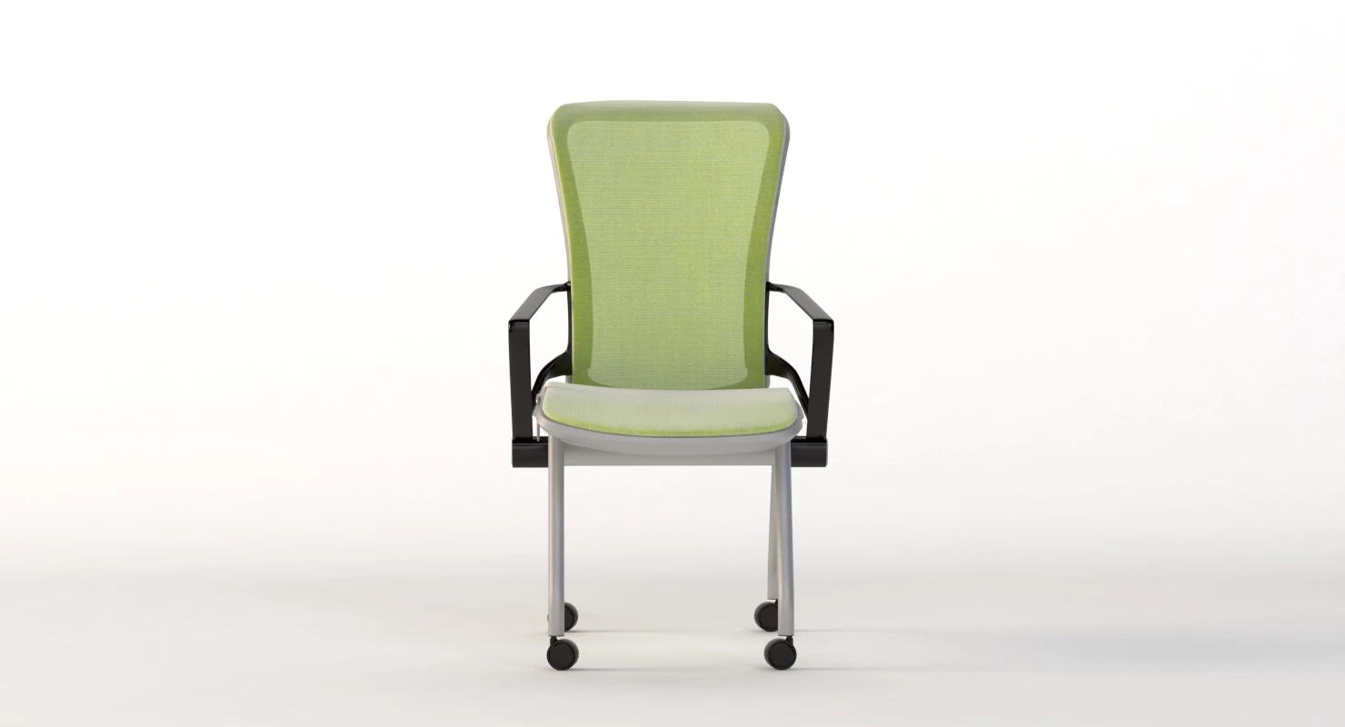 Lii Casters Armchair 3D Model_010