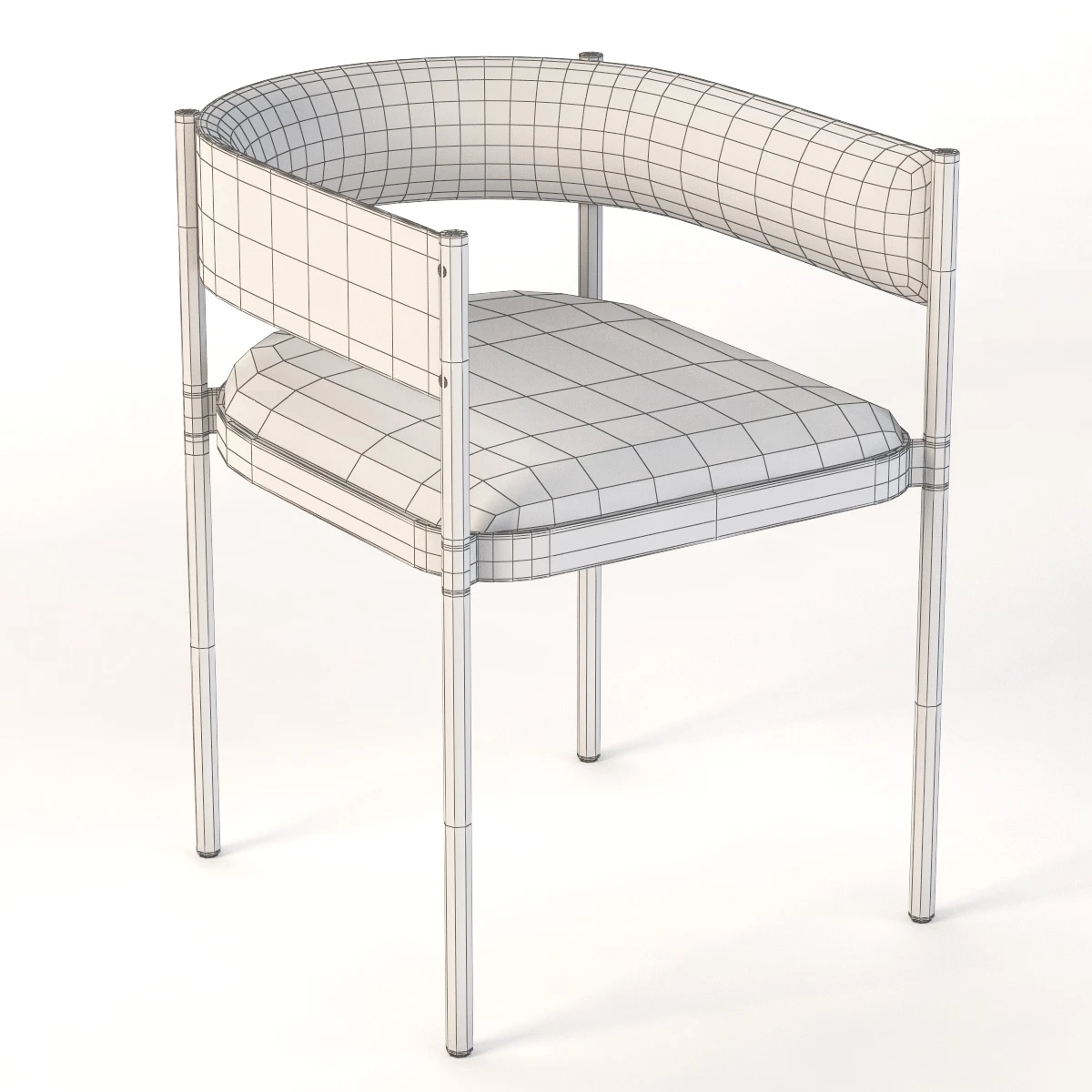 Living Divani Era Leather Armchair by David Lopez Quincoces 3D Model_012