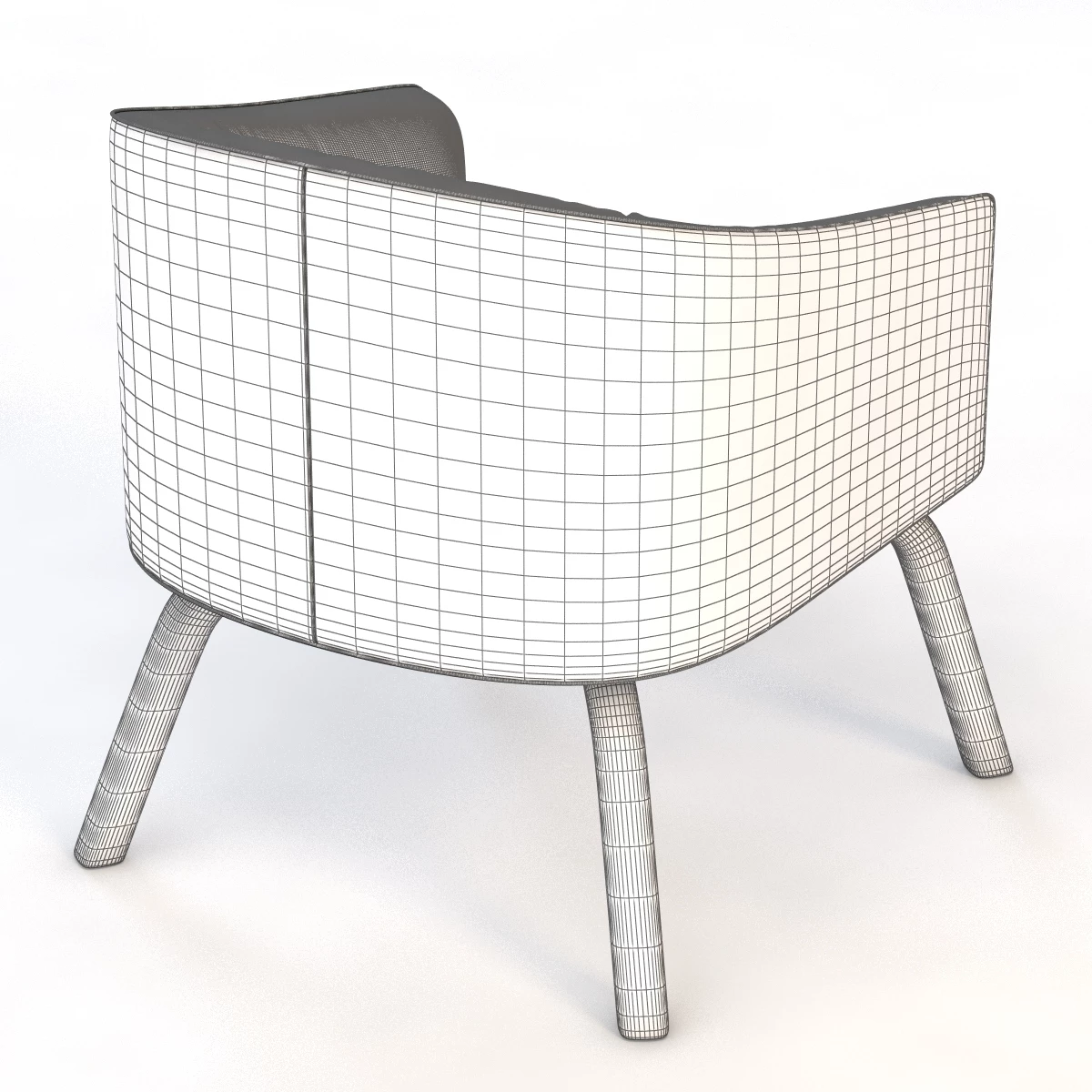 Lolita Diamond Armchair 3D Model_06