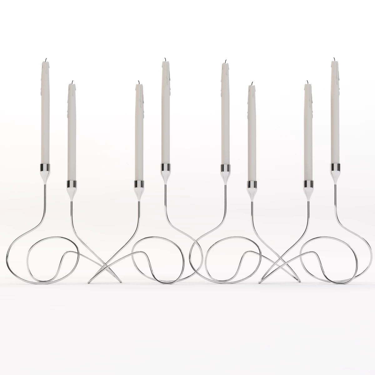Loop Candelabra by Black And Blum 3D Model_011