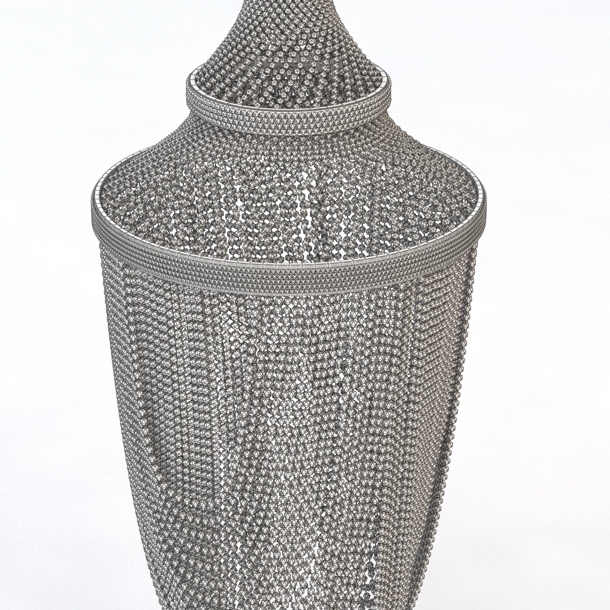 Luxe Shell Chandelier 3D Model_06