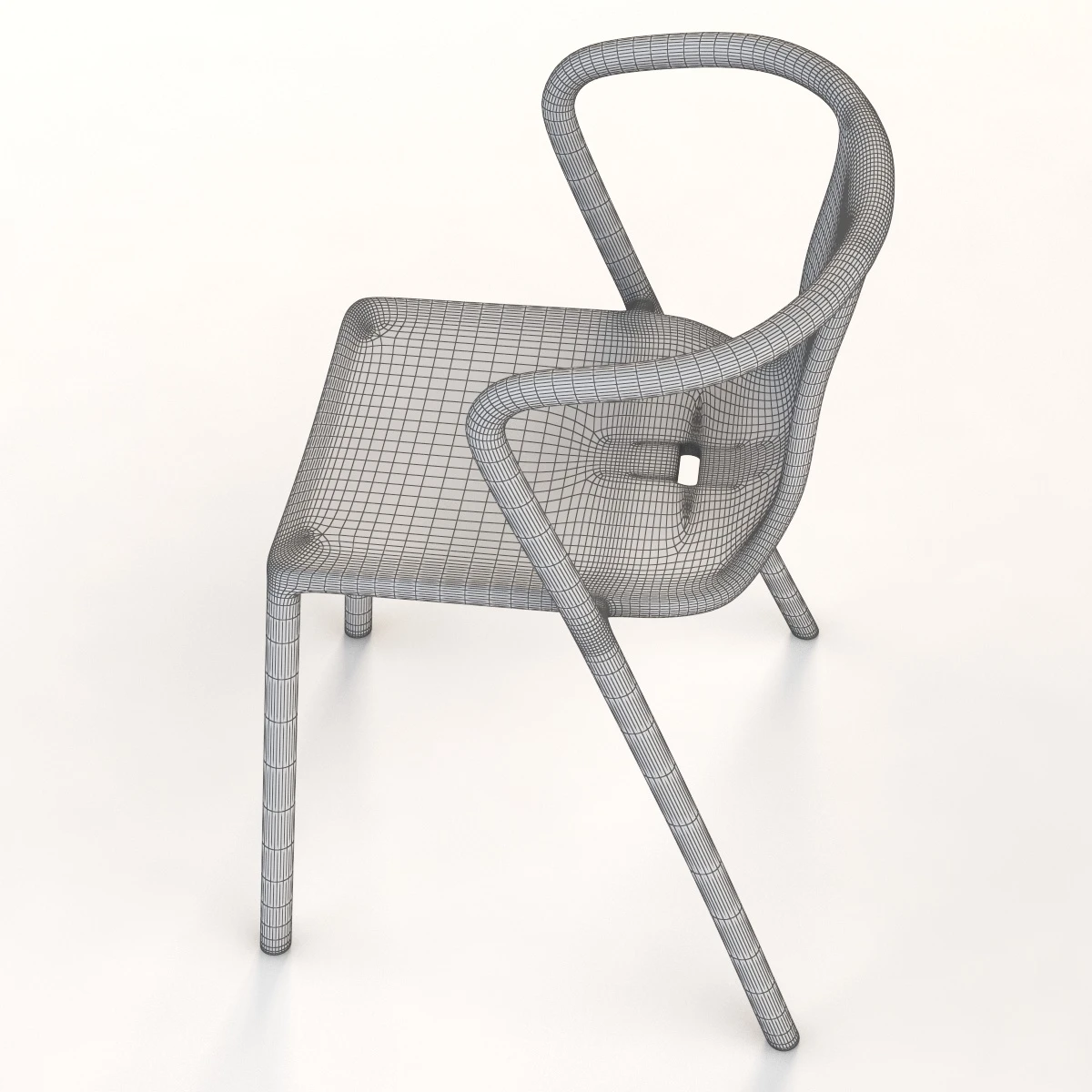 Magis Air Armchair By Jasper Morrison 3D Model_013