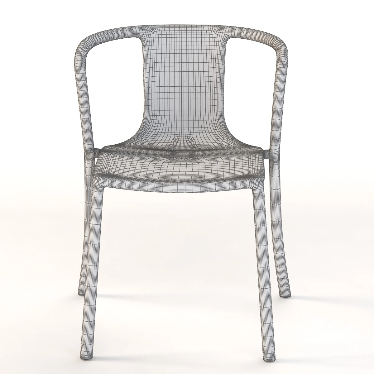 Magis Air Armchair By Jasper Morrison 3D Model_011