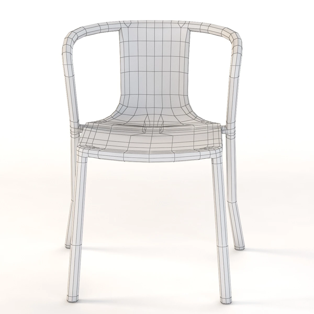 Magis Air Armchair By Jasper Morrison 3D Model_012