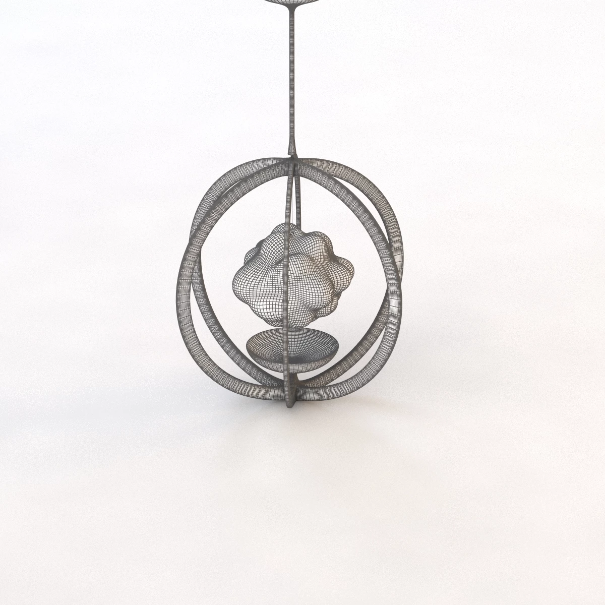 Magritte Illuminated Pendant 3D Model_09
