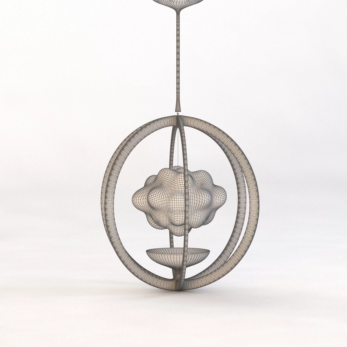 Magritte Illuminated Pendant 3D Model_03