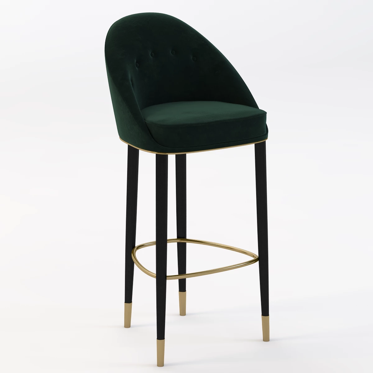 Malay Modern Bar Chair 3D Model_01