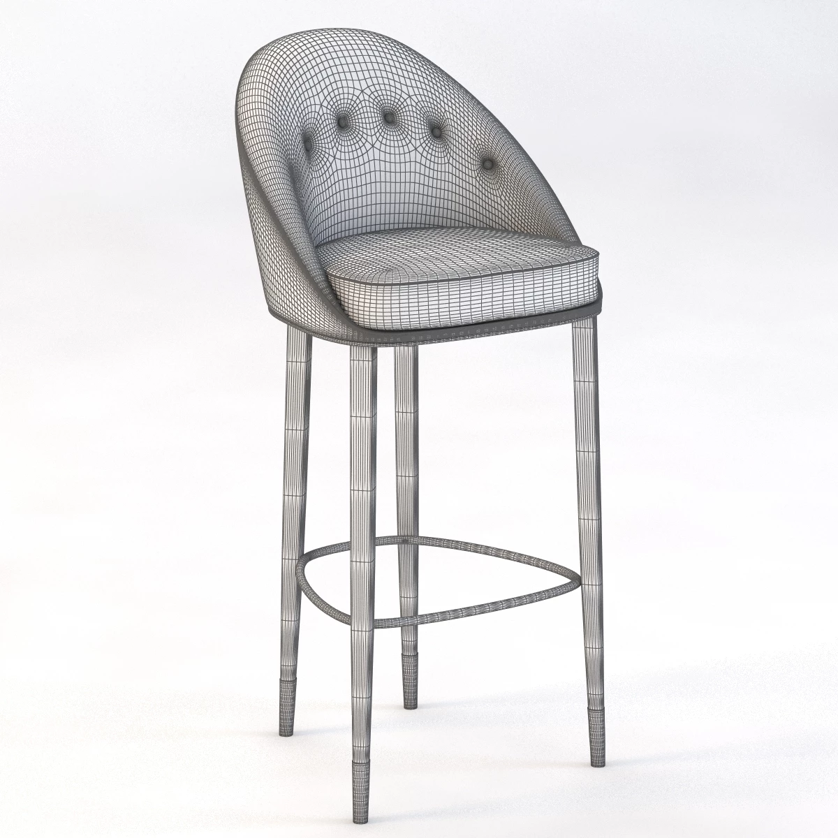 Malay Modern Bar Chair 3D Model_03