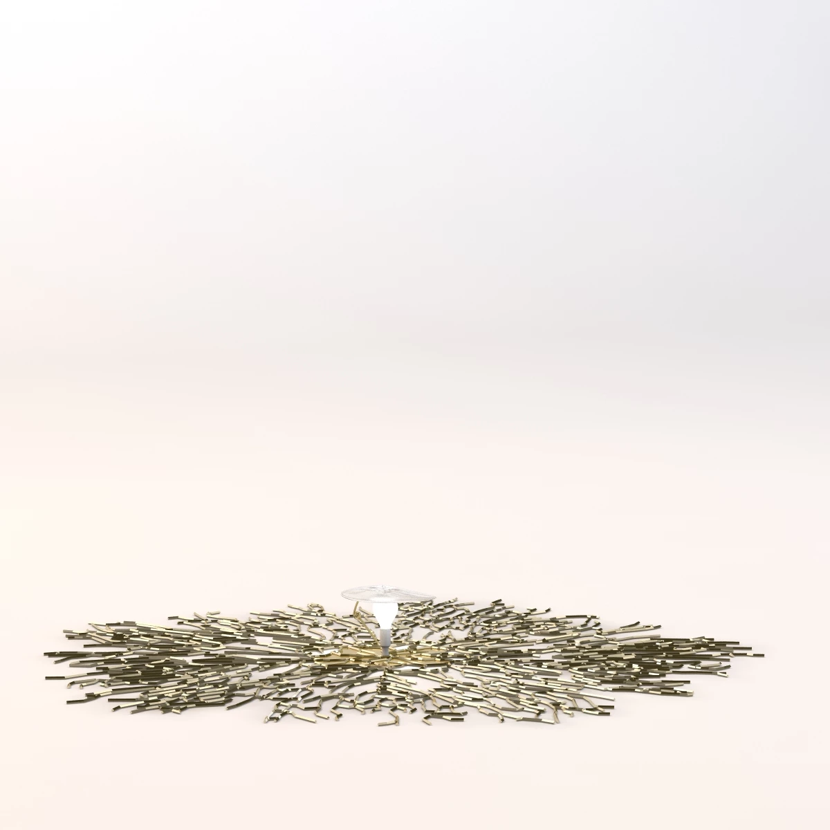 Marina Large Ceiling Medallion Fixture 3D Model_01