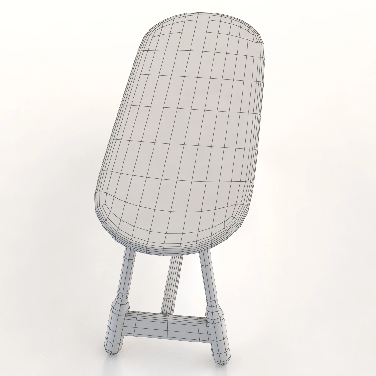 Massproductions Albert Solid Wood Bench 3D Model_013