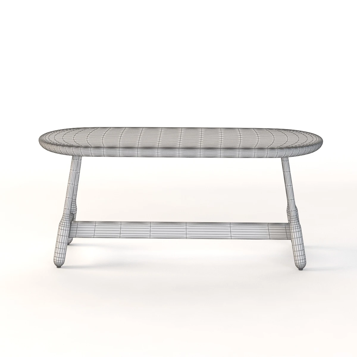 Massproductions Albert Solid Wood Bench 3D Model_012