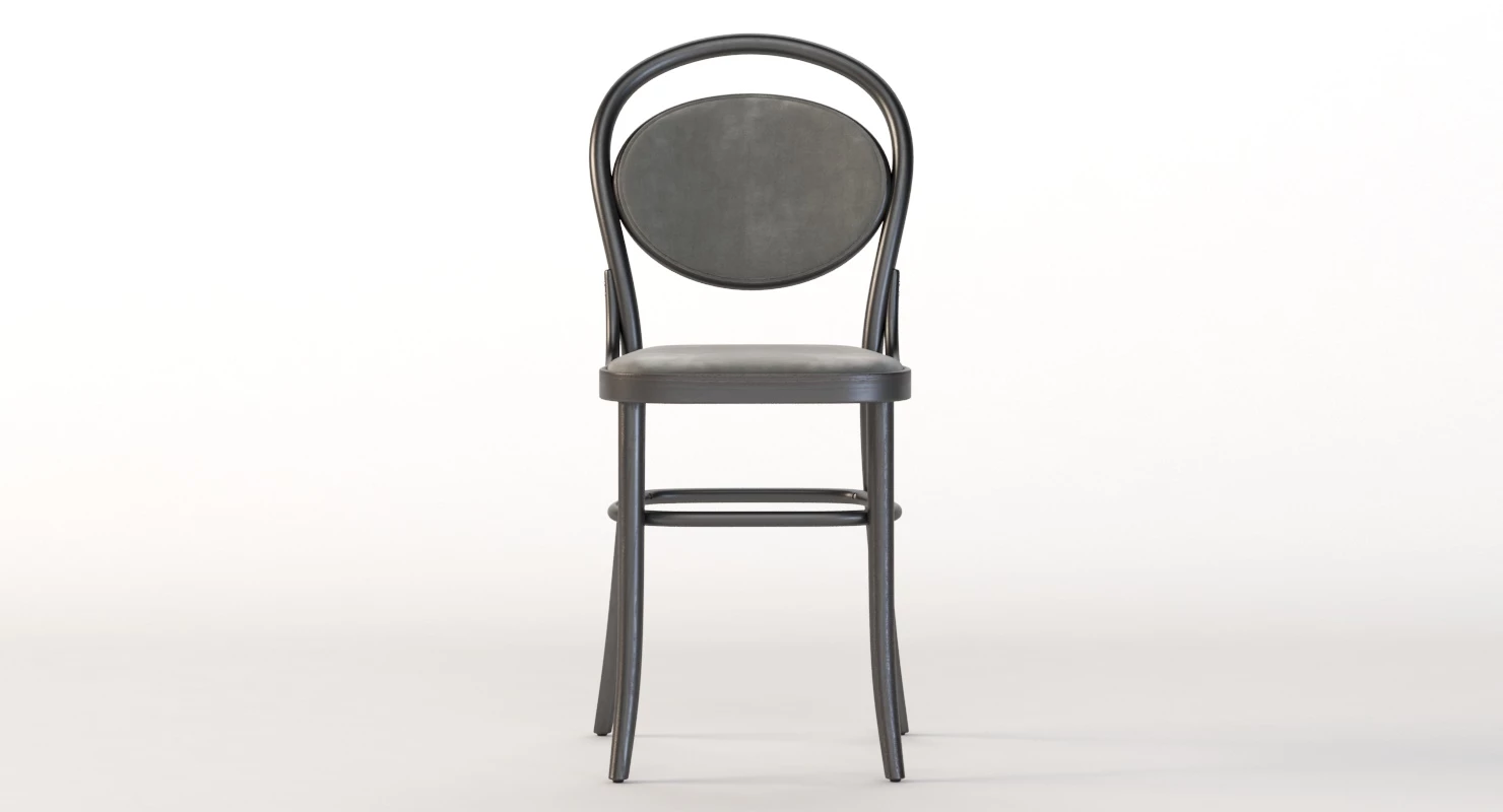 Michael Thonet 20 Era Commercial Bentwood Bar Chair 3D Model_014