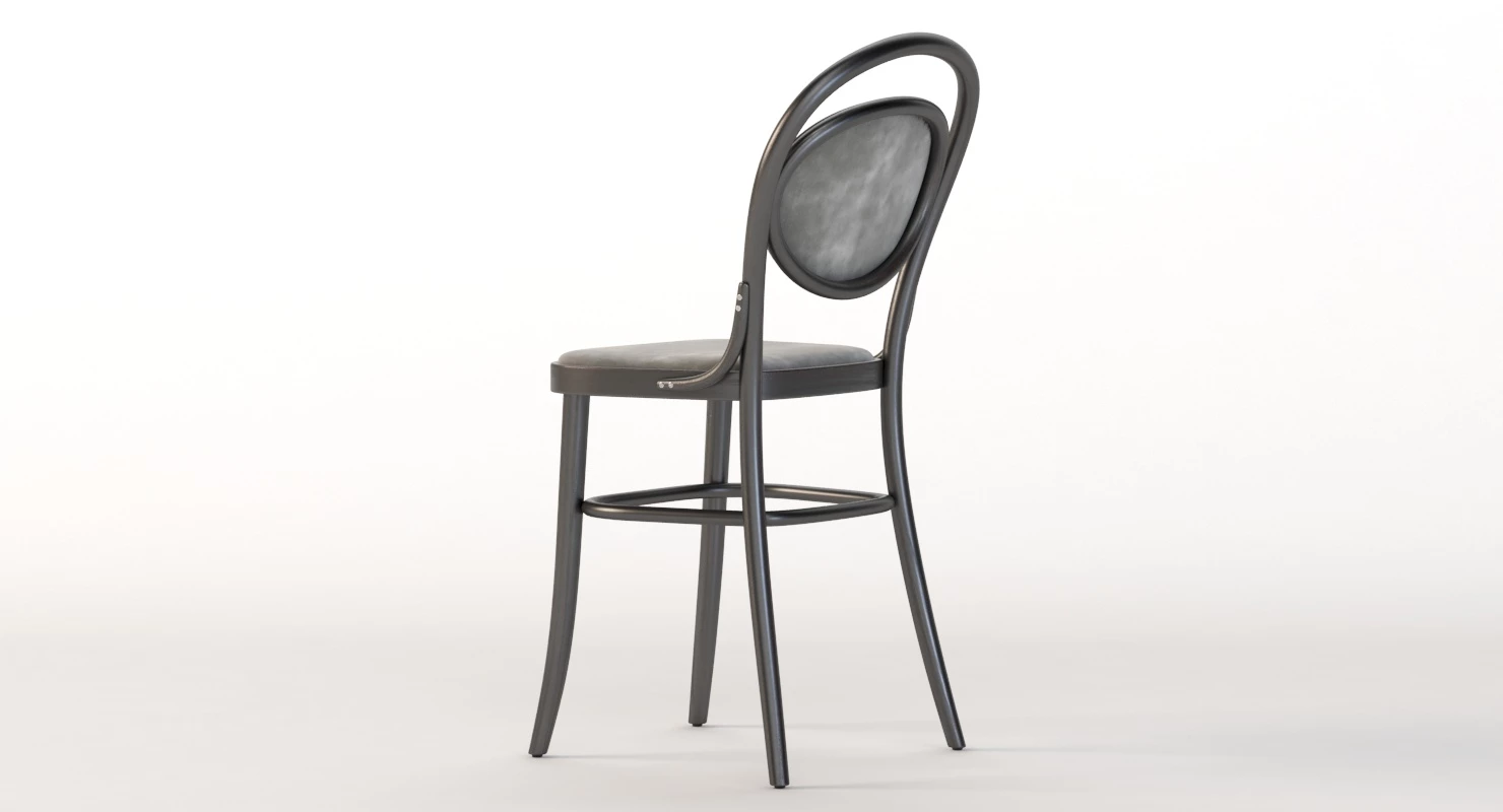 Michael Thonet 20 Era Commercial Bentwood Bar Chair 3D Model_012
