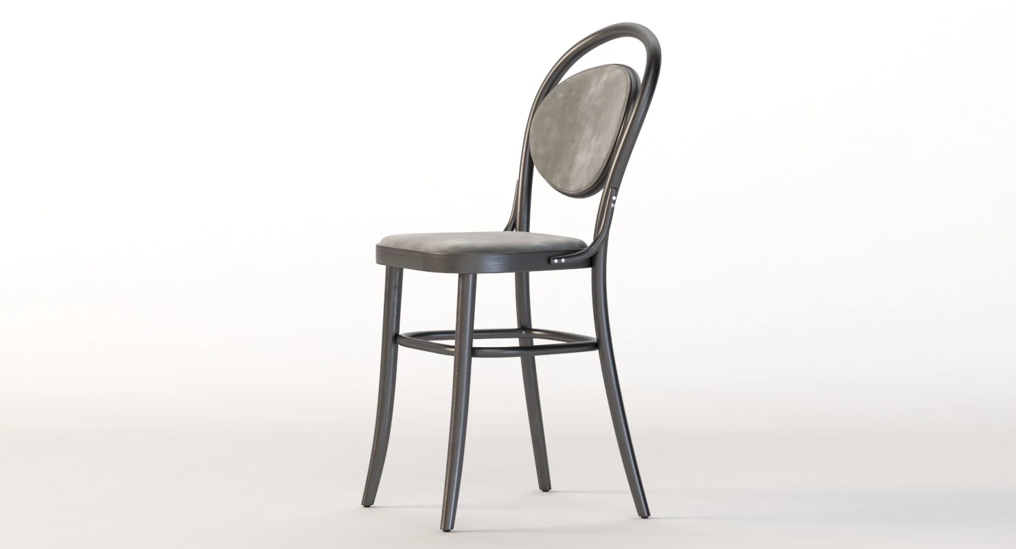 Michael Thonet 20 Era Commercial Bentwood Bar Chair 3D Model_013