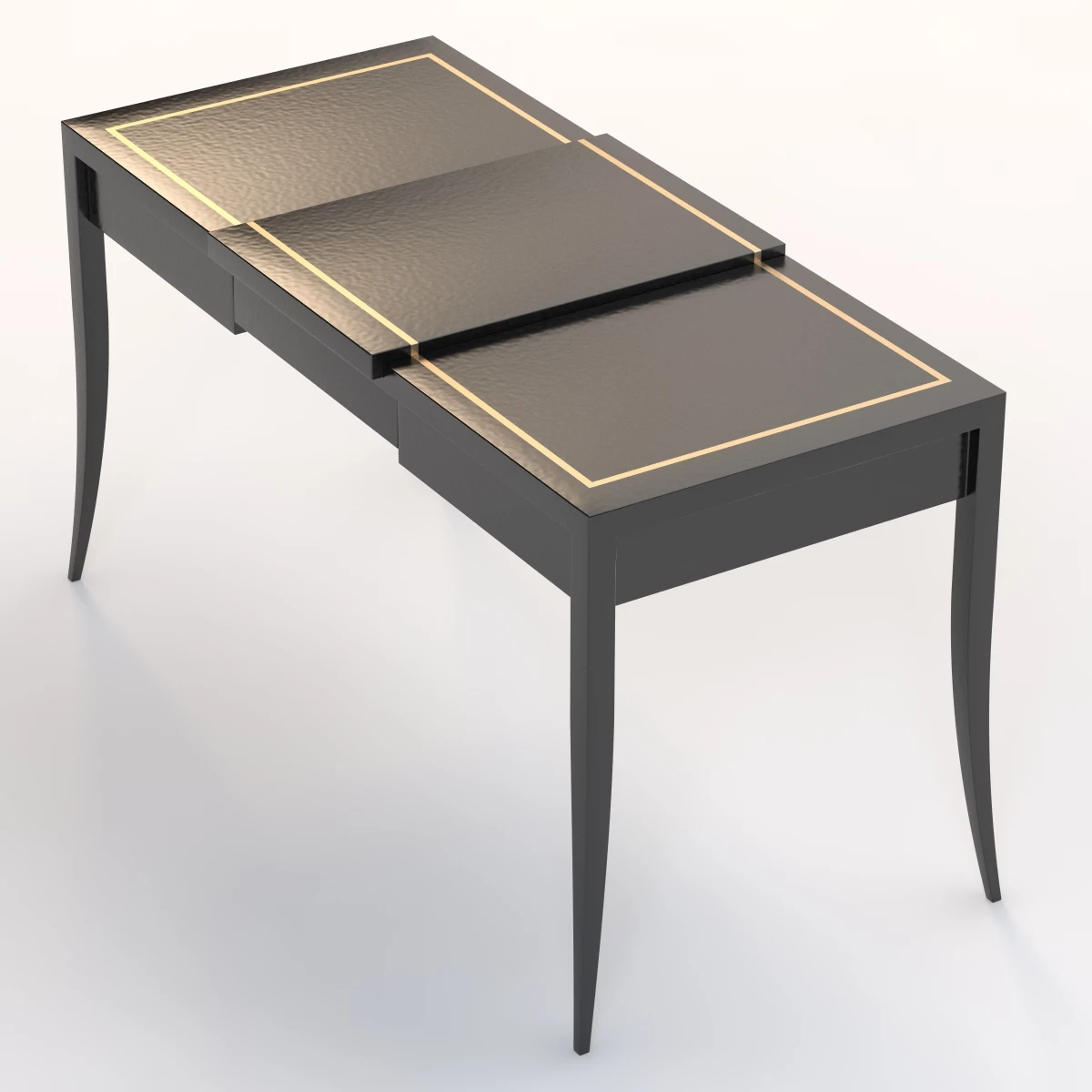 Mid-Century Vanity Table 3D Model_08