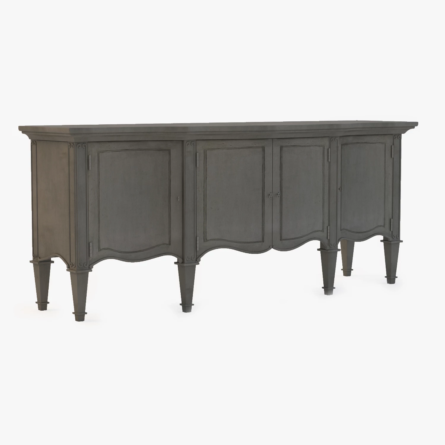 Mini Bar Credenza 3D Model_015