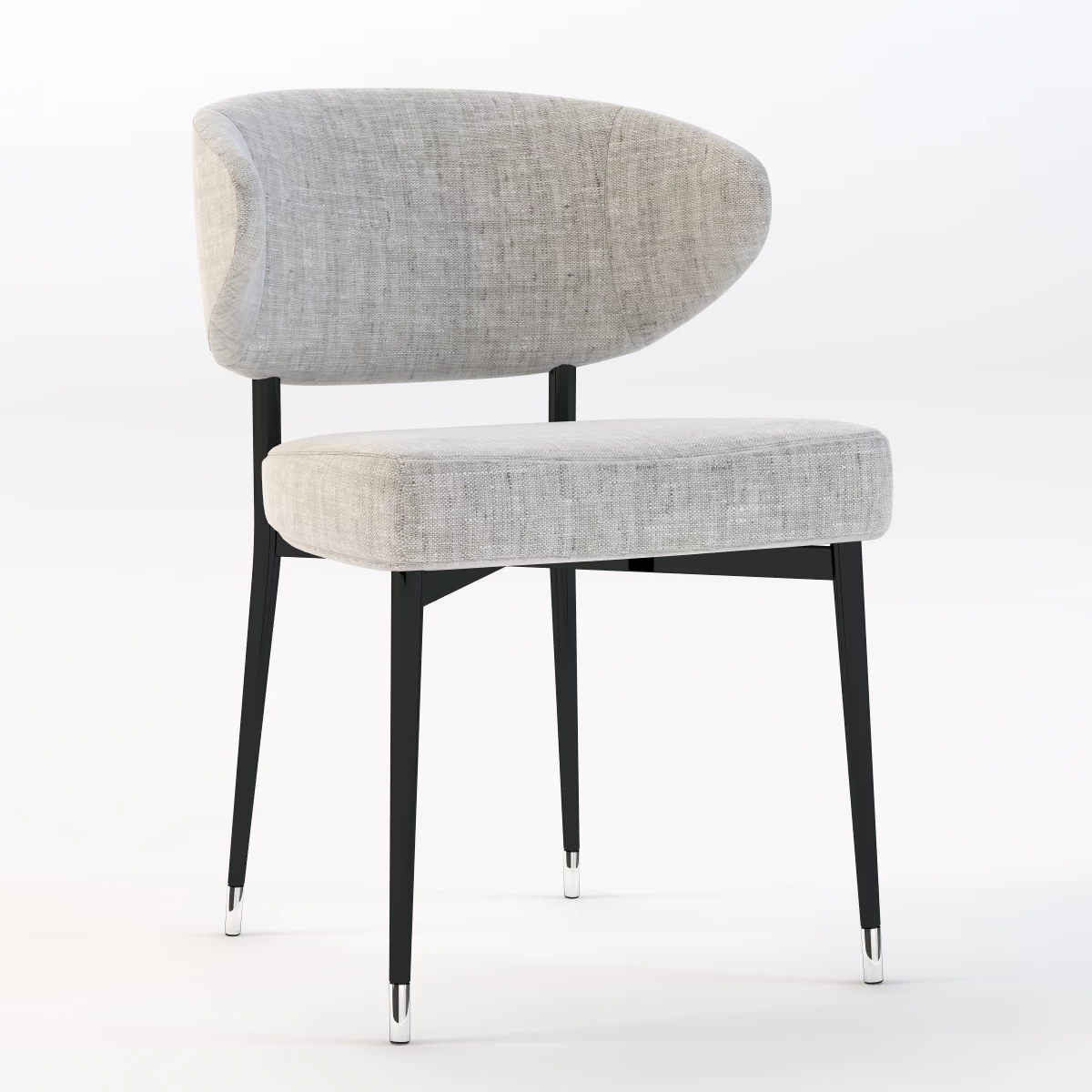 Minotti Mills Chair 3D Model_01