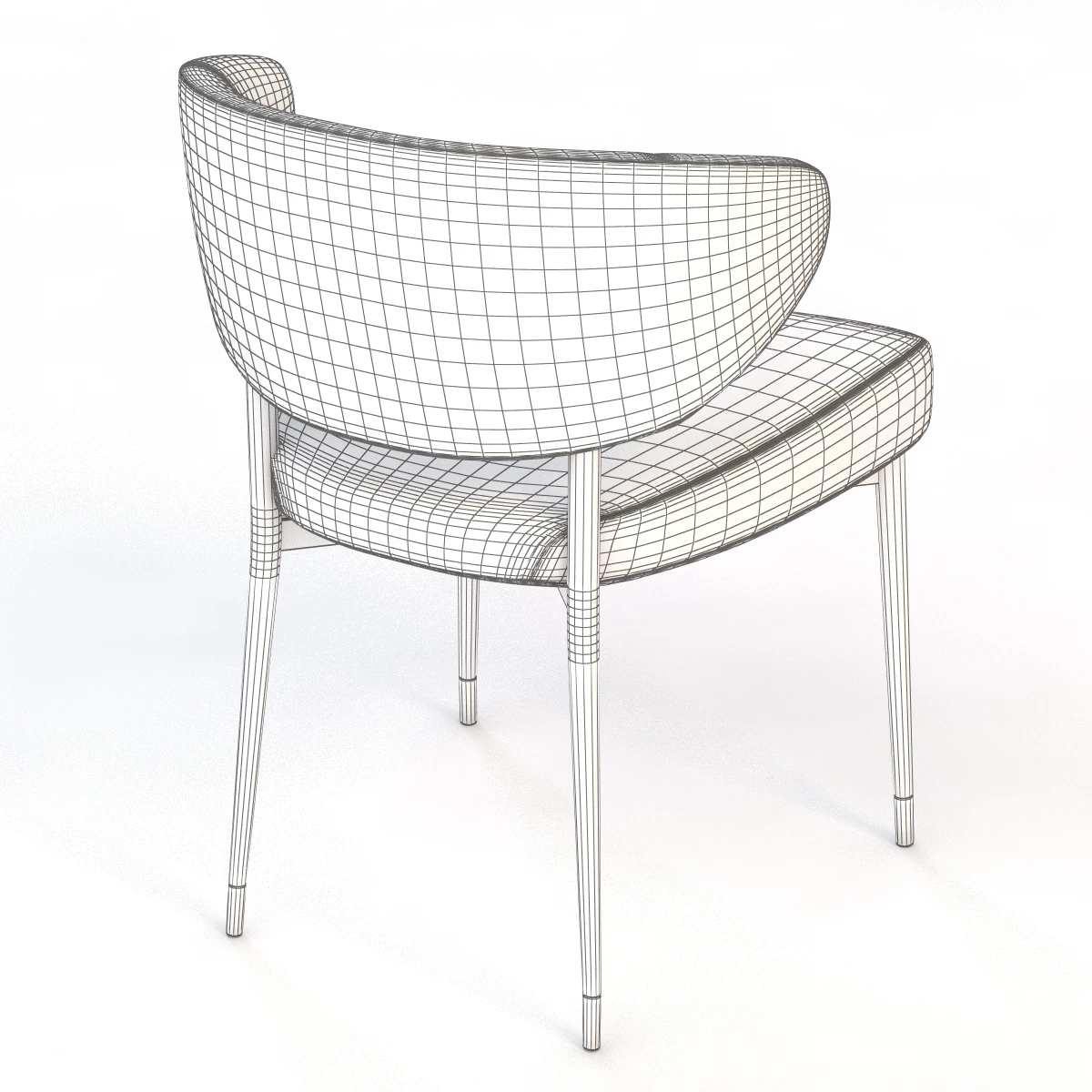 Minotti Mills Chair 3D Model_06