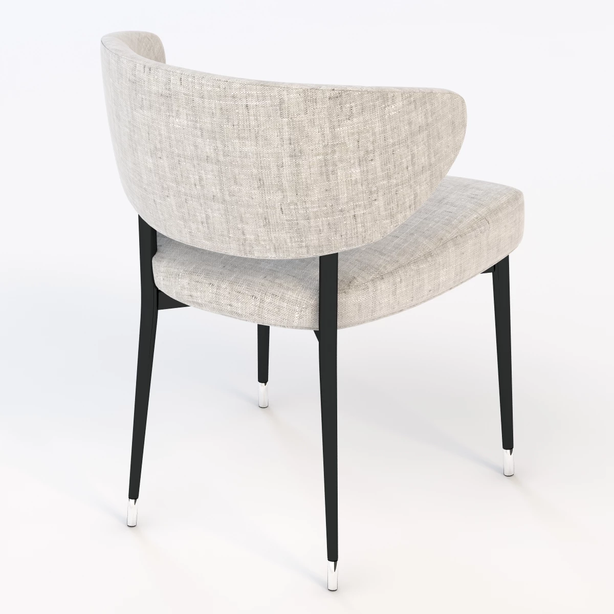 Minotti Mills Chair 3D Model_05