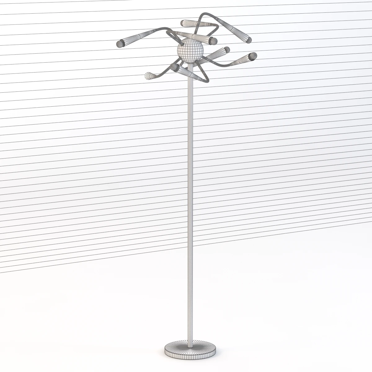 Modern Essentials Phoebe Floor Lamp 3D Model_03