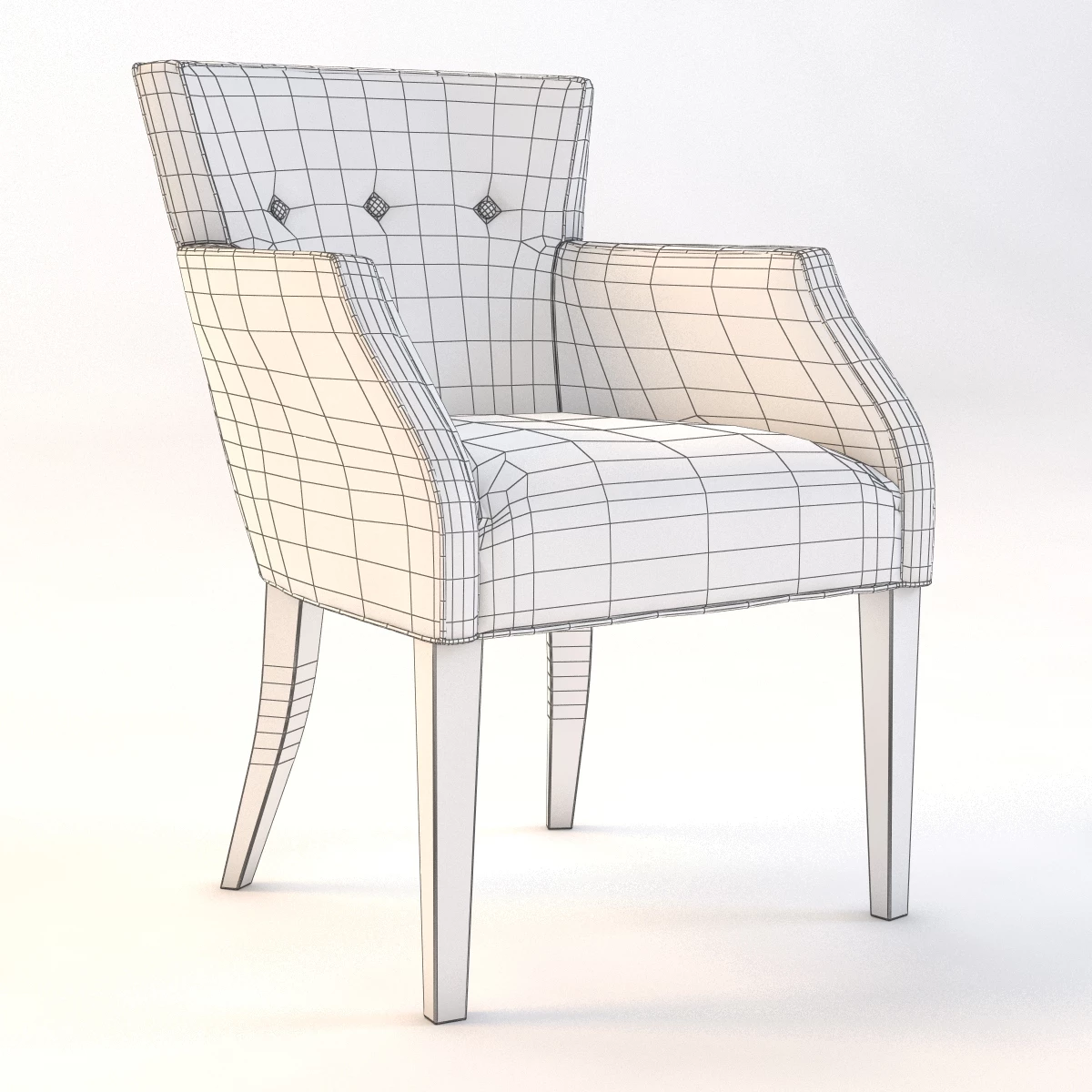 Modern Luxury Occasional Chair 92017 3D Model_03