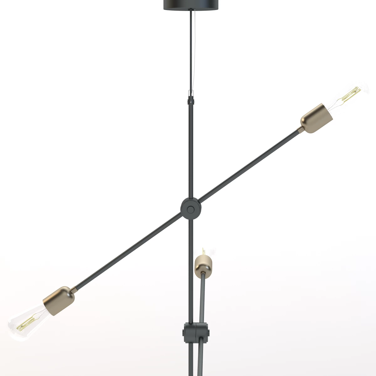Molecular Ceiling Light 3D Model_010