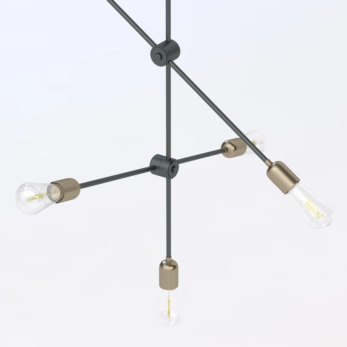 Molecular Ceiling Light 3D Model_05