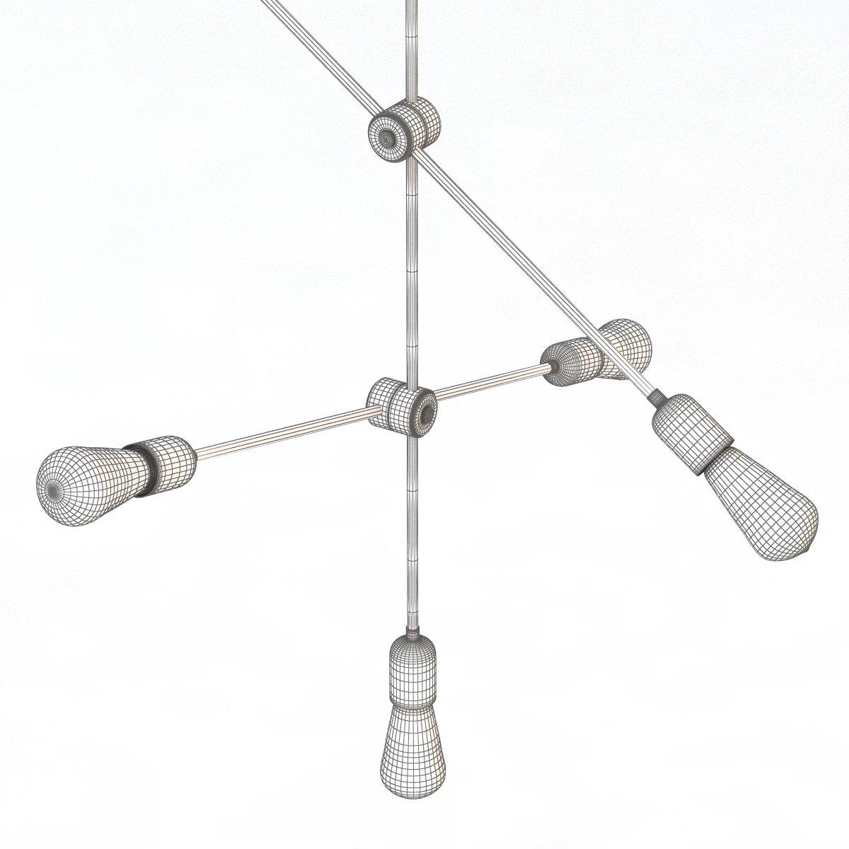 Molecular Ceiling Light 3D Model_06
