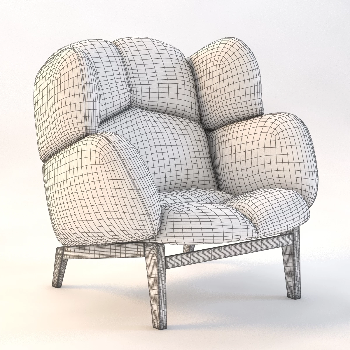 Monna Chair 3D Model_03