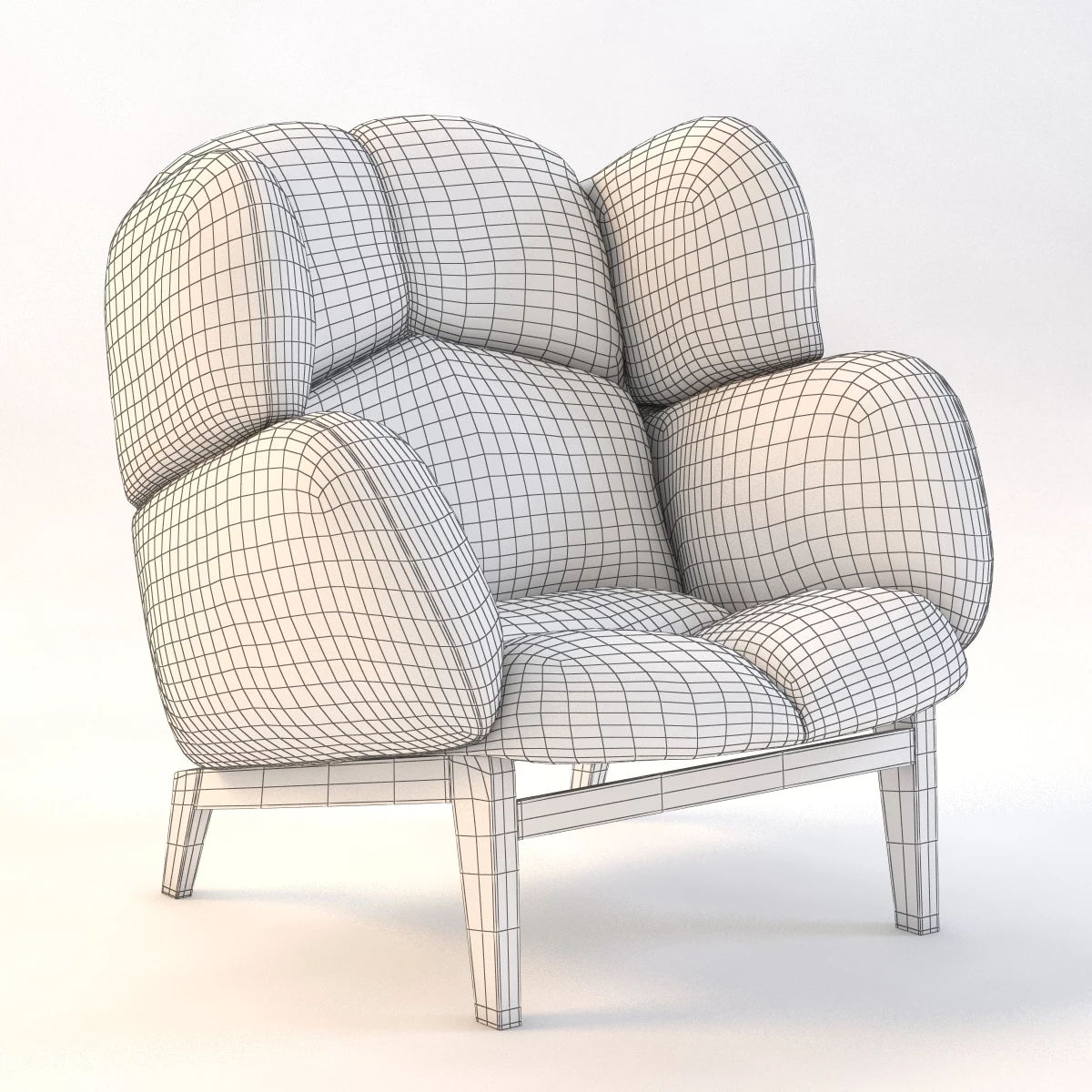 Monna Chair 3D Model_04