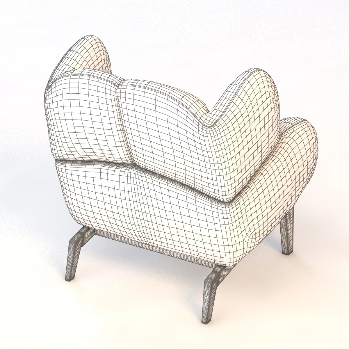 Monna Chair 3D Model_07