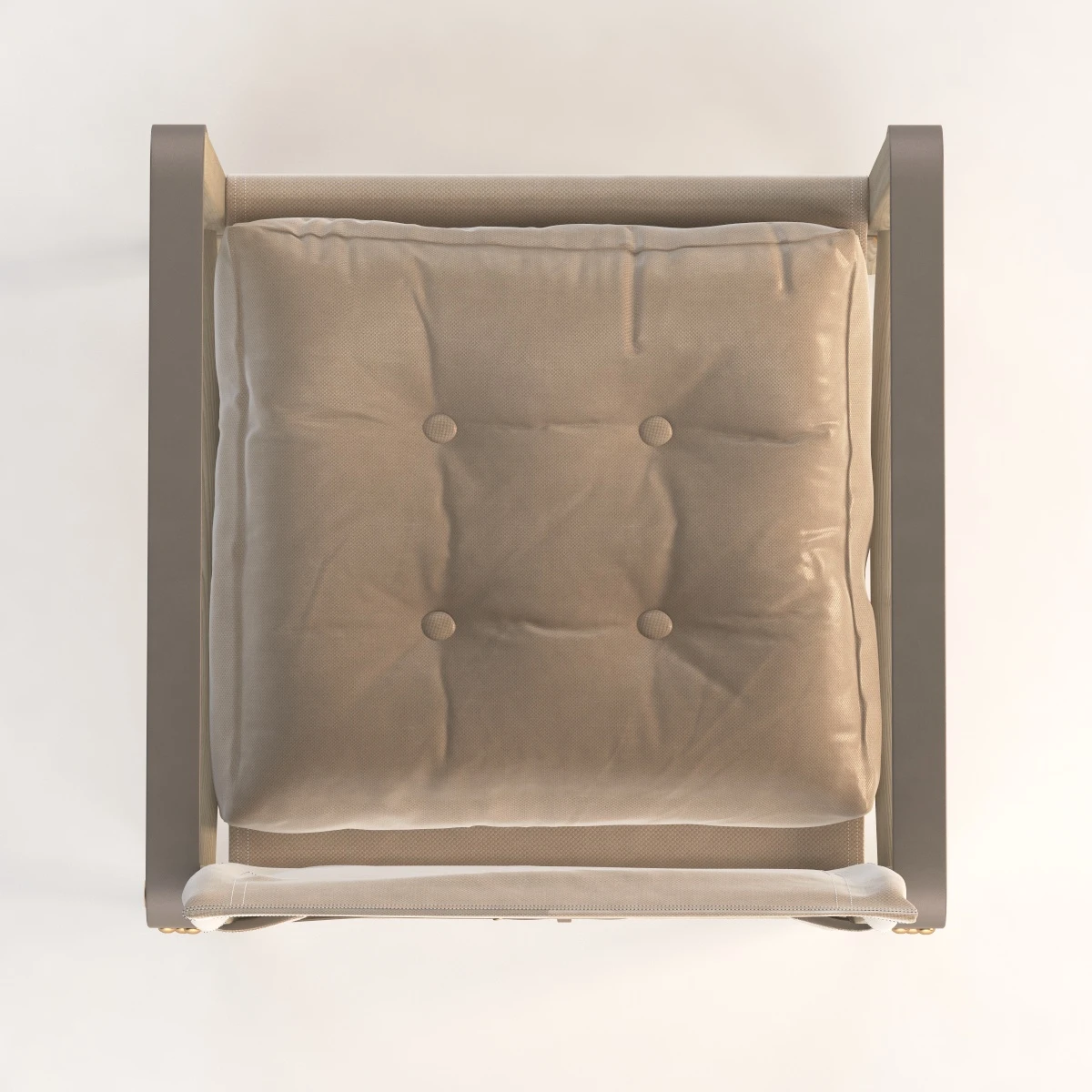 Natural Canvas KK47000 Safari Chair by Kaare Klint 3D Model_09
