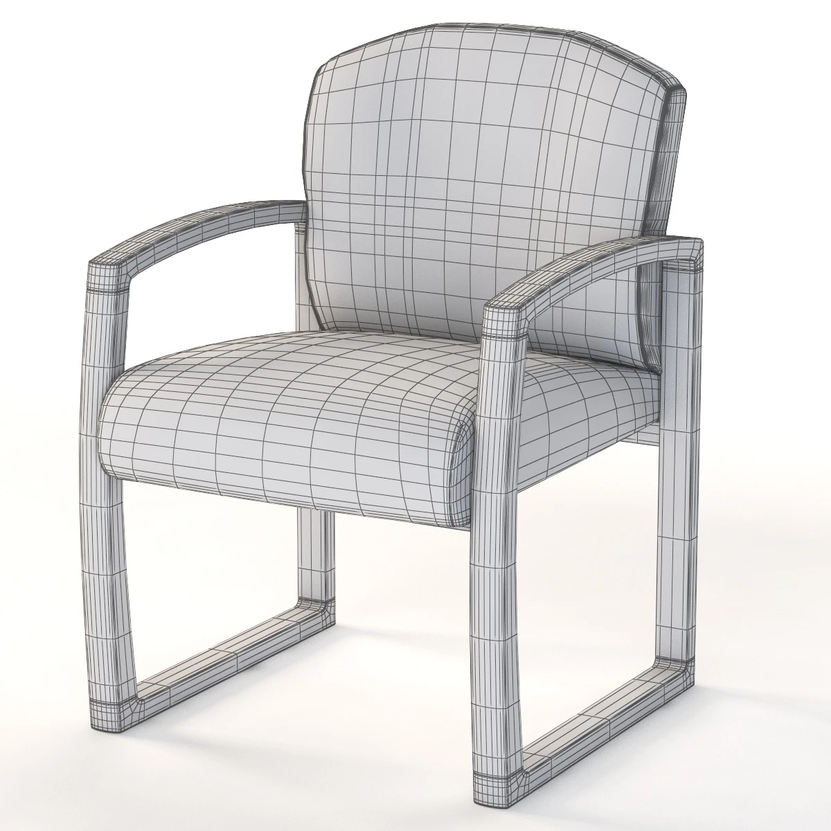 Nemschoff 2600 Series Multiple Seating 2600-10 Armchair 3D Model_011