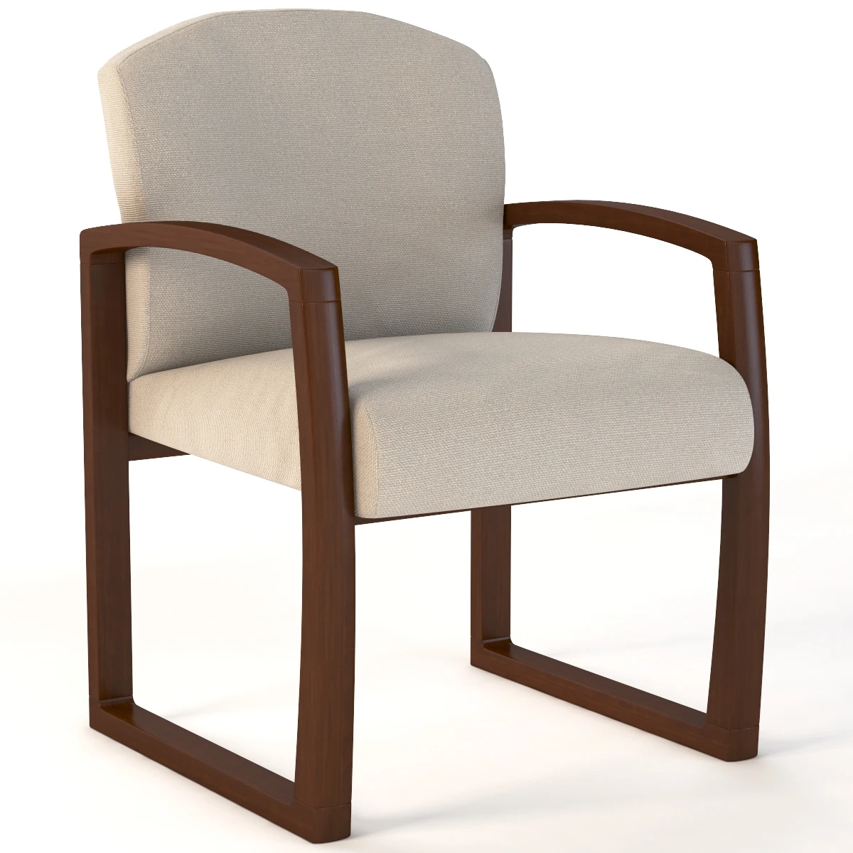Nemschoff 2600 Series Multiple Seating 2600-10 Armchair 3D Model_01