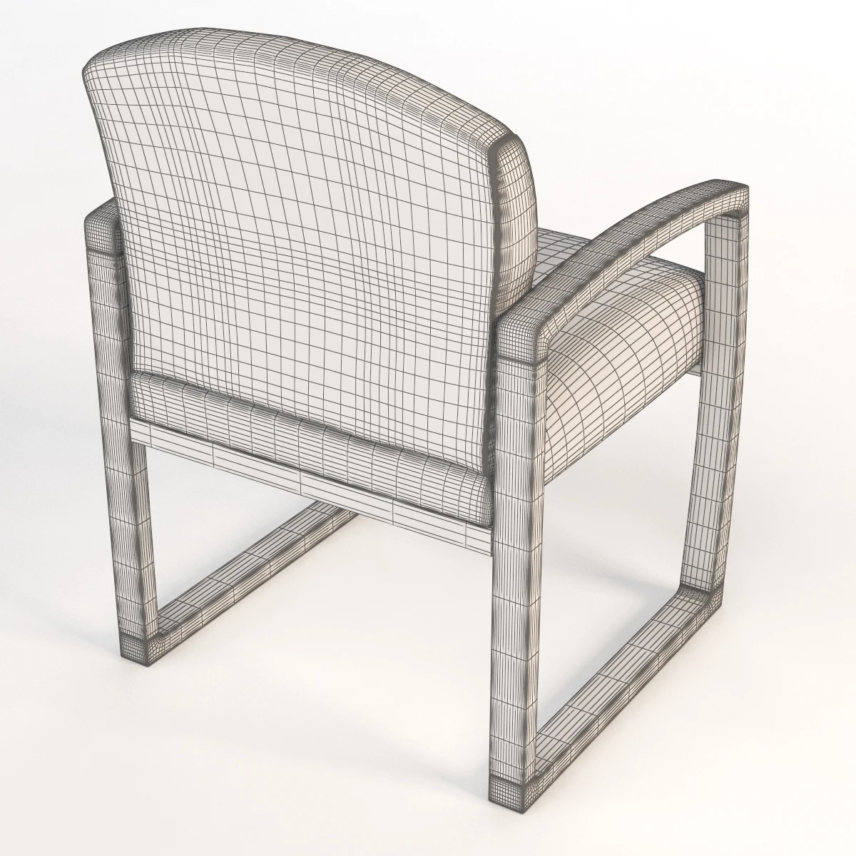 Nemschoff 2600 Series Multiple Seating 2600-10 Armchair 3D Model_012