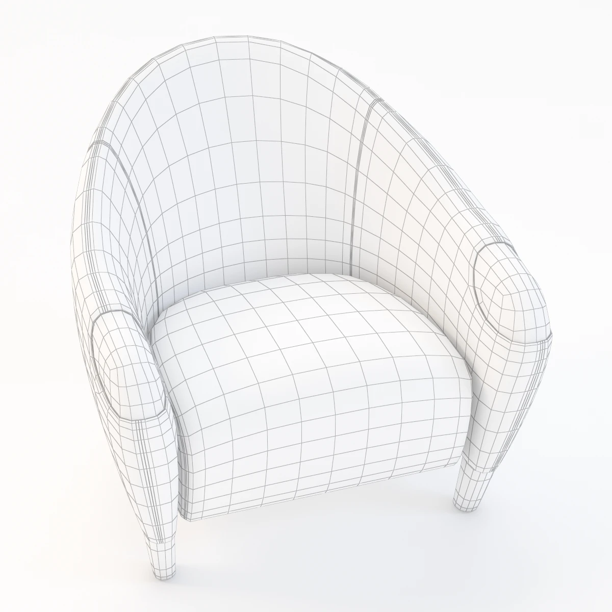 Nemschoff Florabella Lounge Chair 3D Model_011