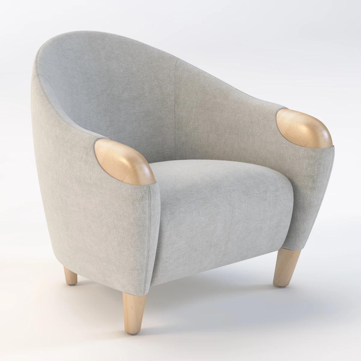 Nemschoff Florabella Lounge Chair 3D Model_01