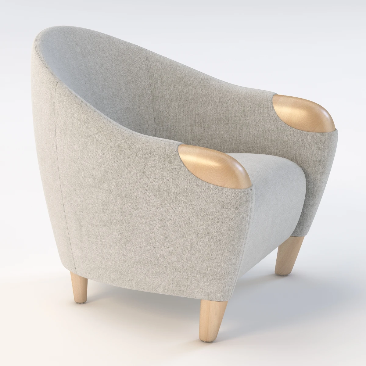 Nemschoff Florabella Lounge Chair 3D Model_06