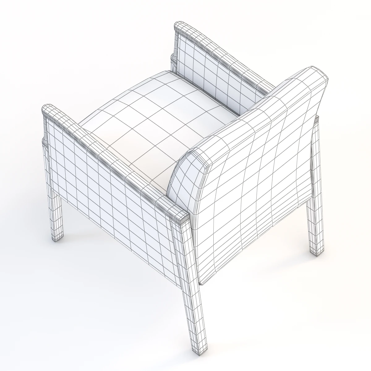 Nemschoff Monarch Lounge Chair 3D Model_016