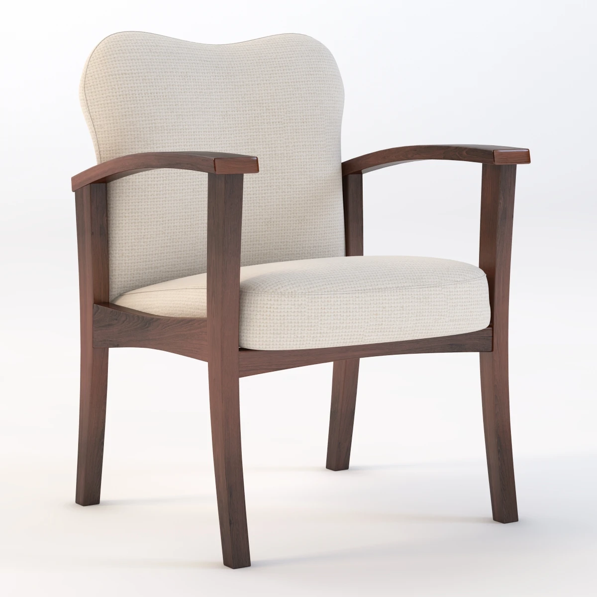 Nemschoff Torii Multiple Seating Armchair Module 3D Model_01