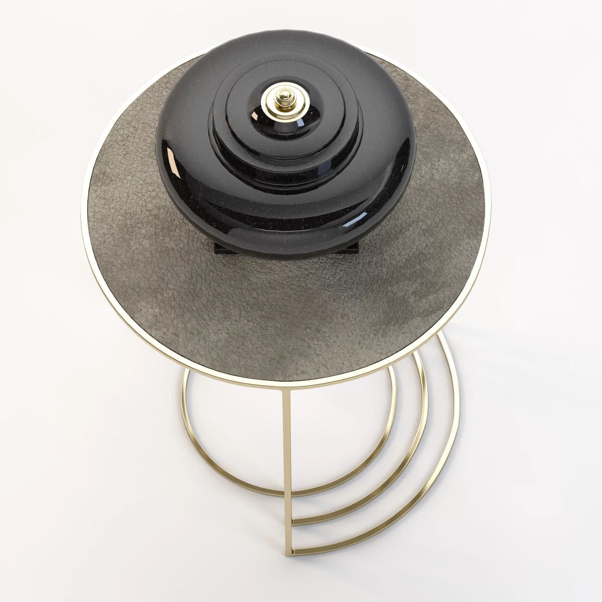 Nest of Round Side Tables 3D Model_06