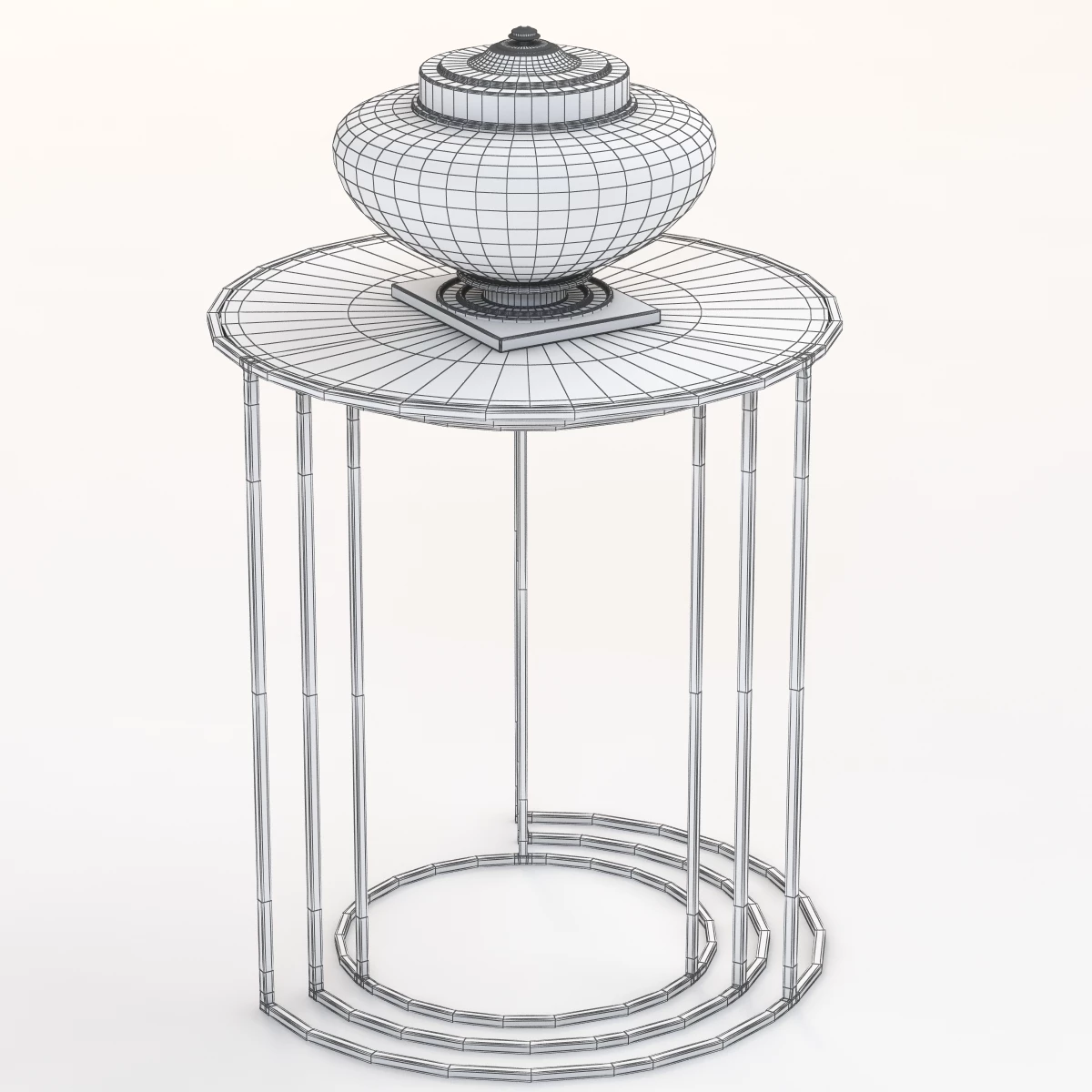 Nest of Round Side Tables 3D Model_013