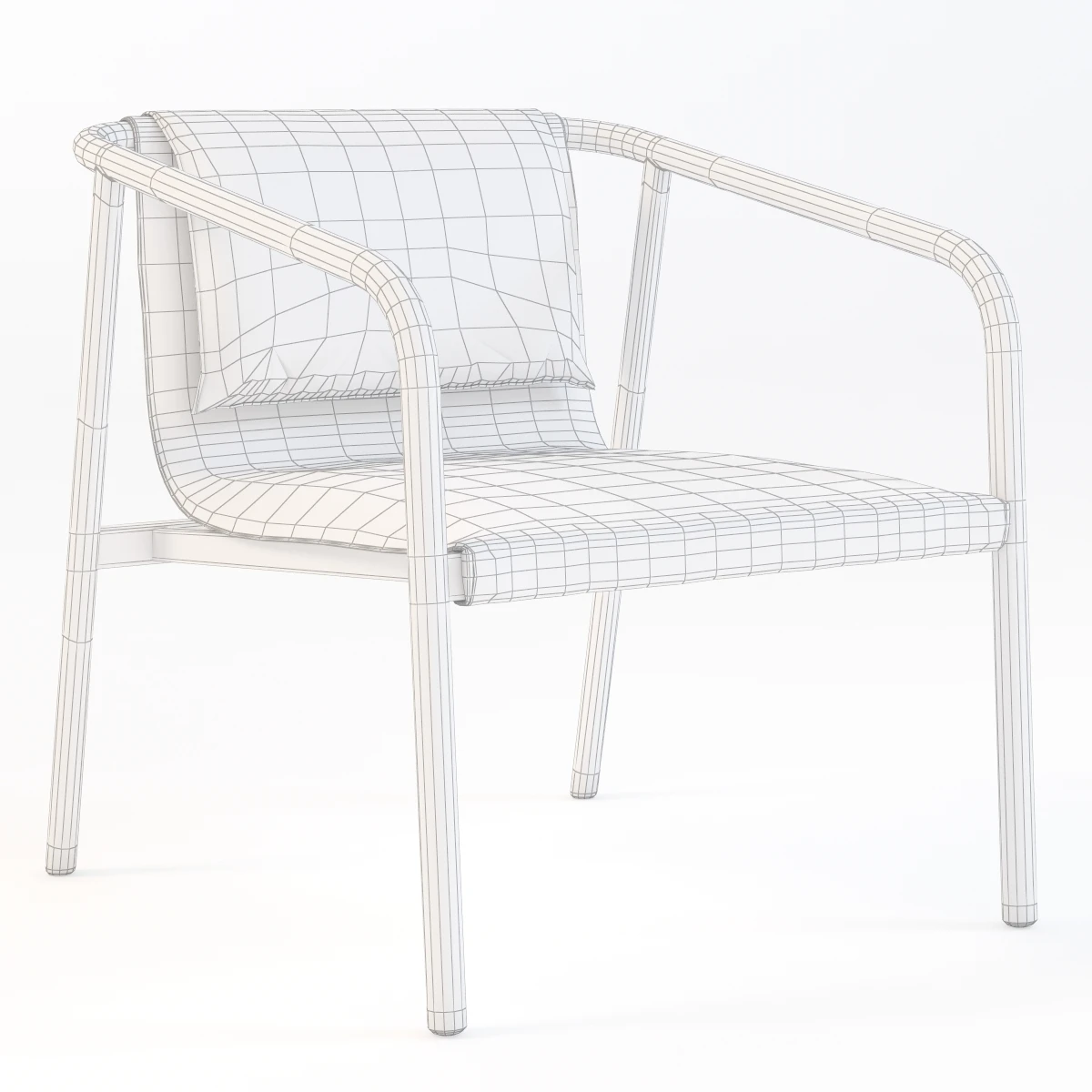 Oslo Armchair 3D Model_04