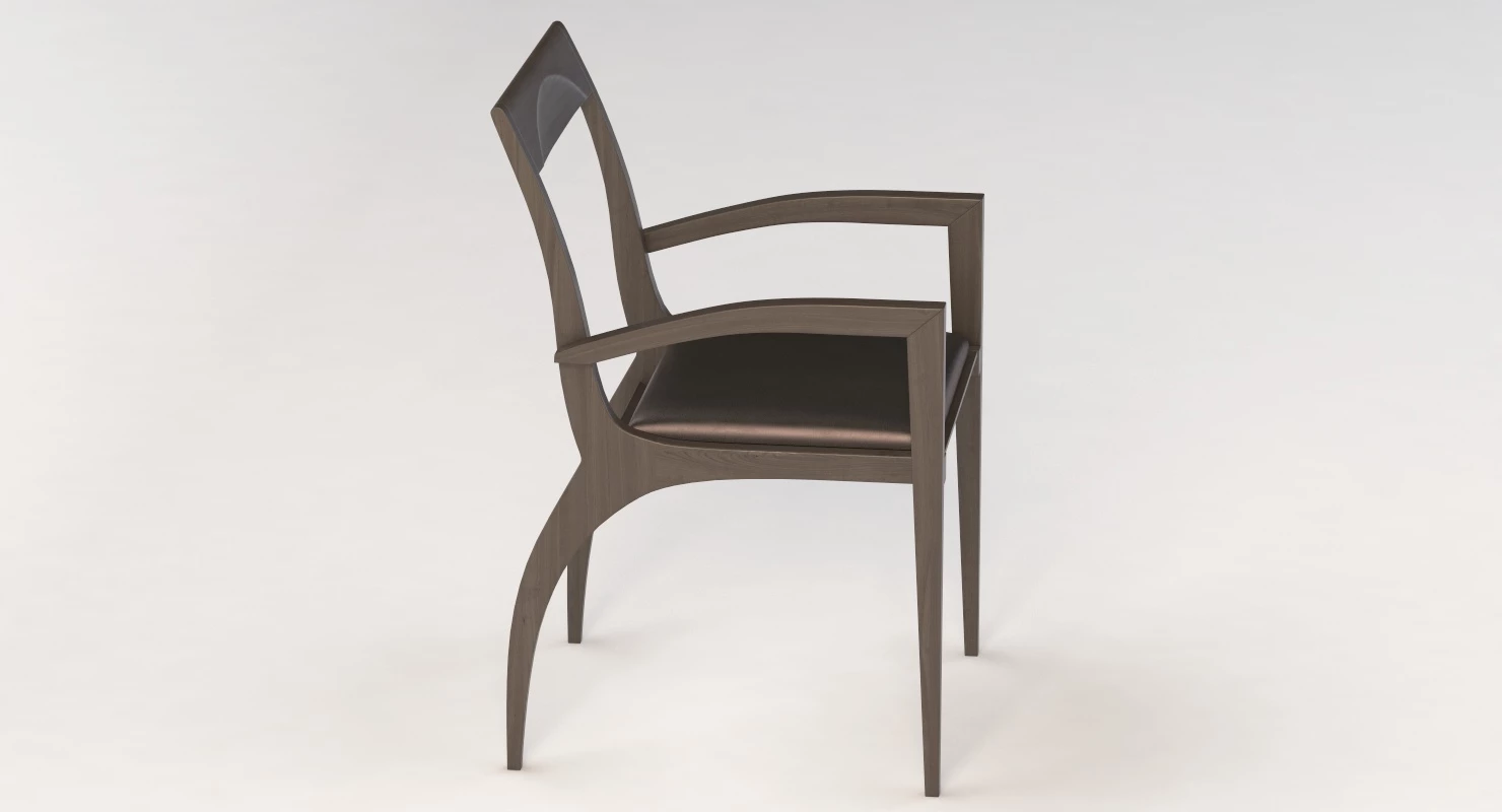 Pacini And Cappellini Thelma Armchair By Fabio Rebosio 3D Model_06