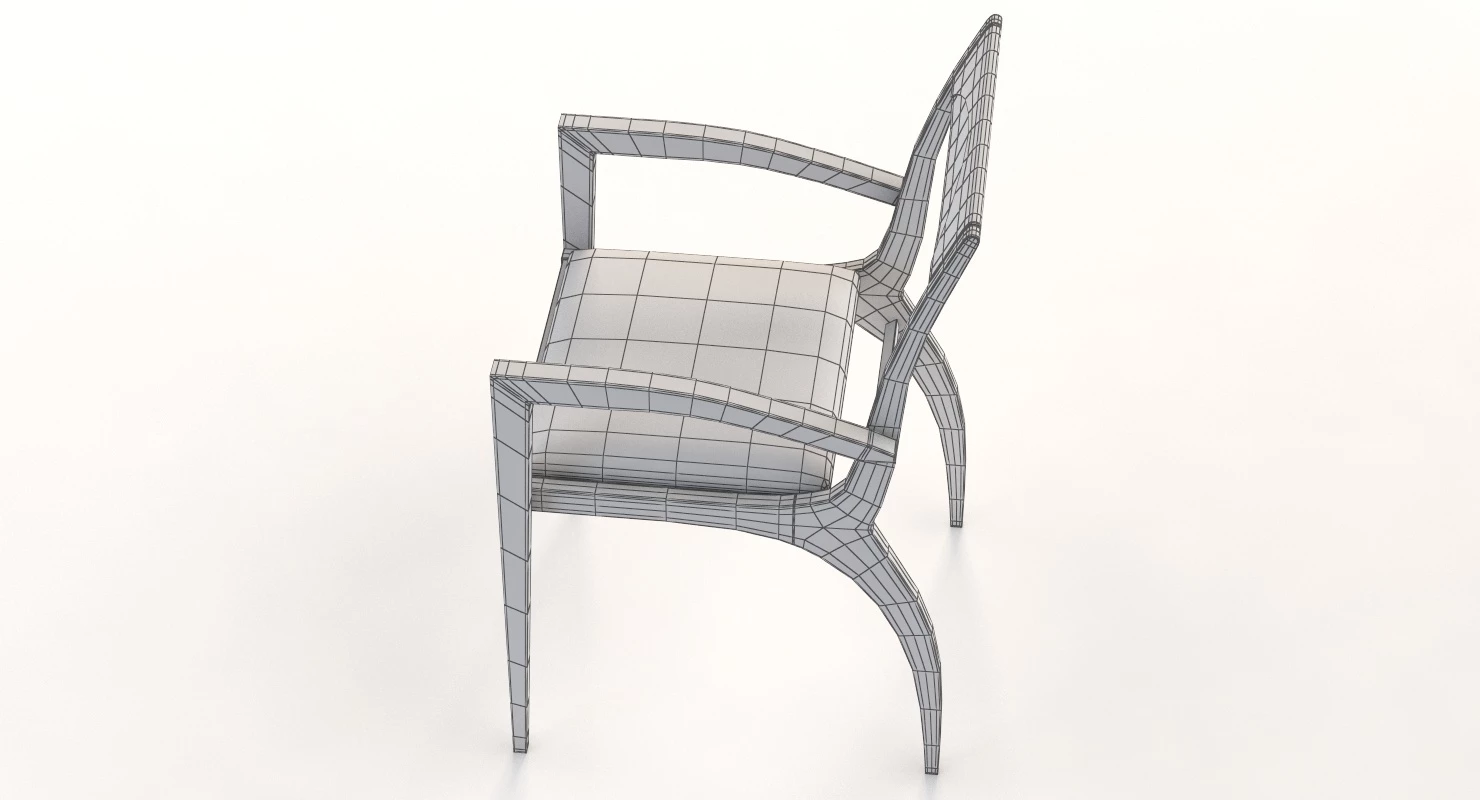 Pacini And Cappellini Thelma Armchair By Fabio Rebosio 3D Model_014