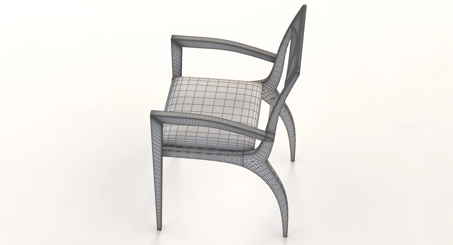 Pacini And Cappellini Thelma Armchair By Fabio Rebosio 3D Model_013